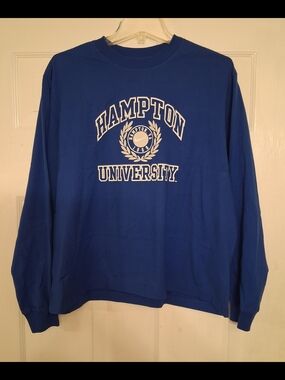 Nike Royal Blue Hampton University Graphic Long Sleeve Tee